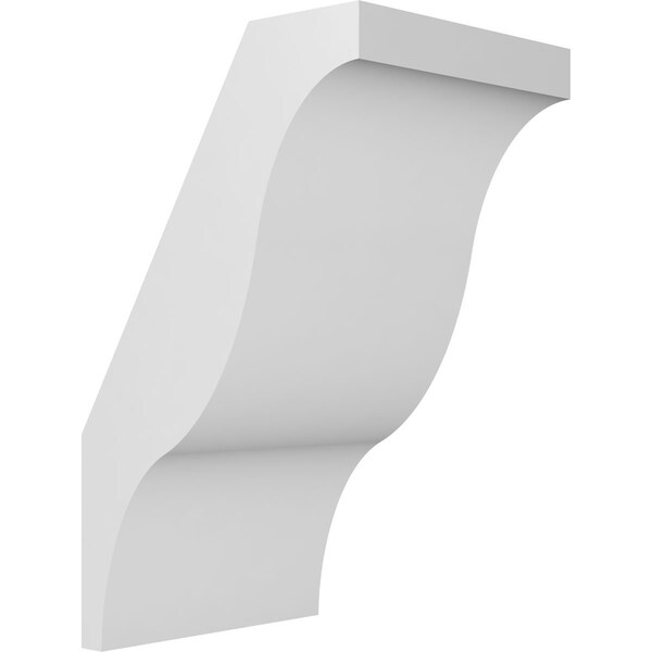 Ekena Millwork 5 1/2-in. W x 6-in. D x 10-in. H Funston Architectural Grade PVC Knee Brace BRCP055X06X10FST - main